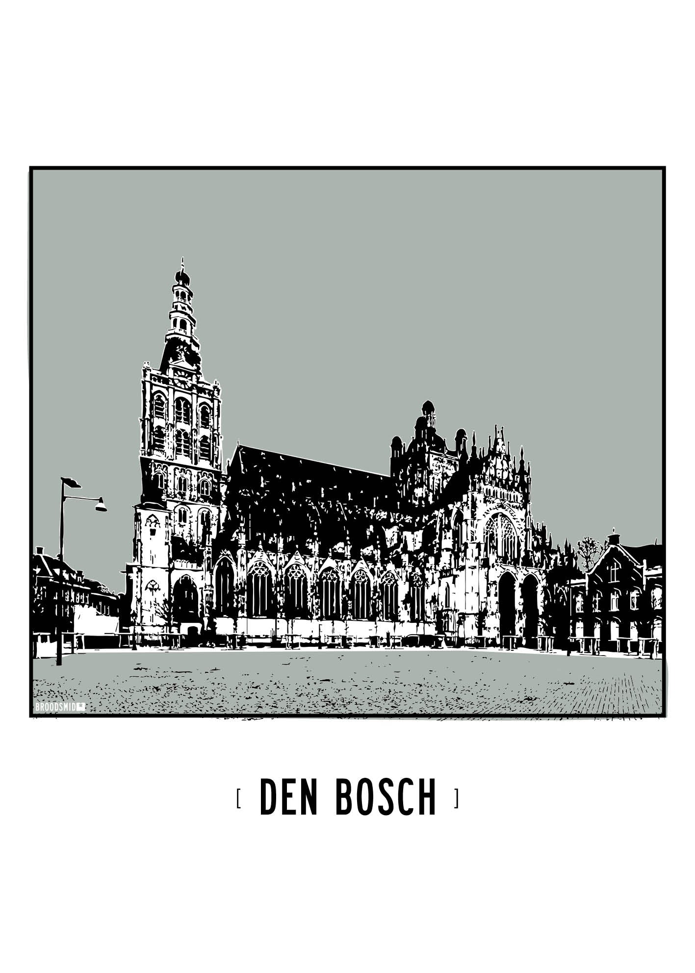 Den Bosch – Sint-Janskathedraal poster