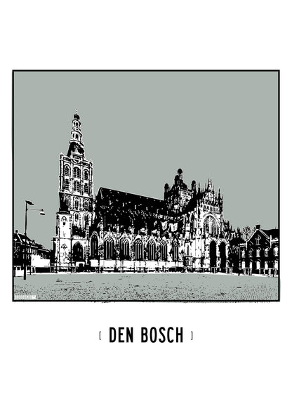 Den Bosch – Sint-Janskathedraal poster