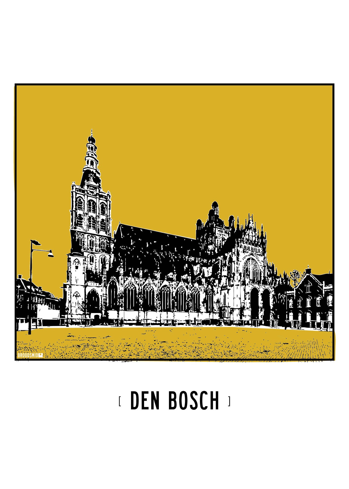 Den Bosch – Sint-Janskathedraal poster