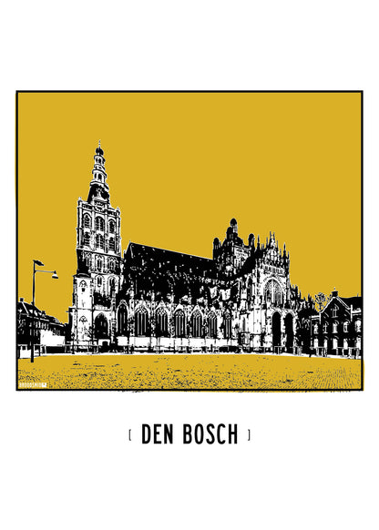 Den Bosch – Sint-Janskathedraal poster