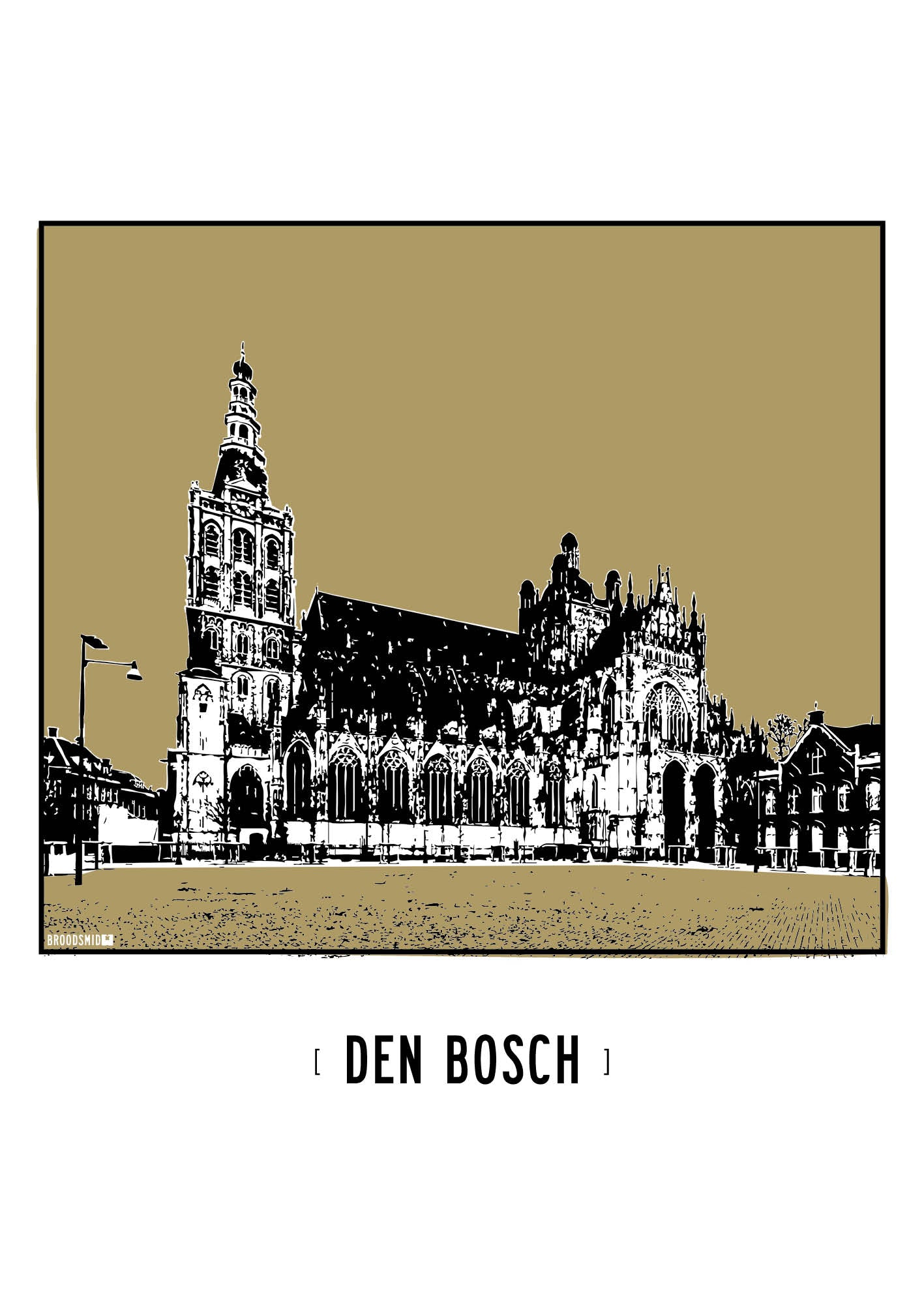 Den Bosch – Sint-Janskathedraal poster