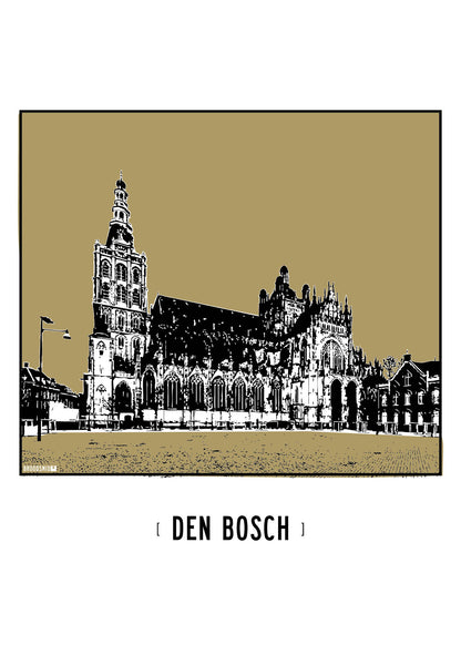 Den Bosch – Sint-Janskathedraal poster