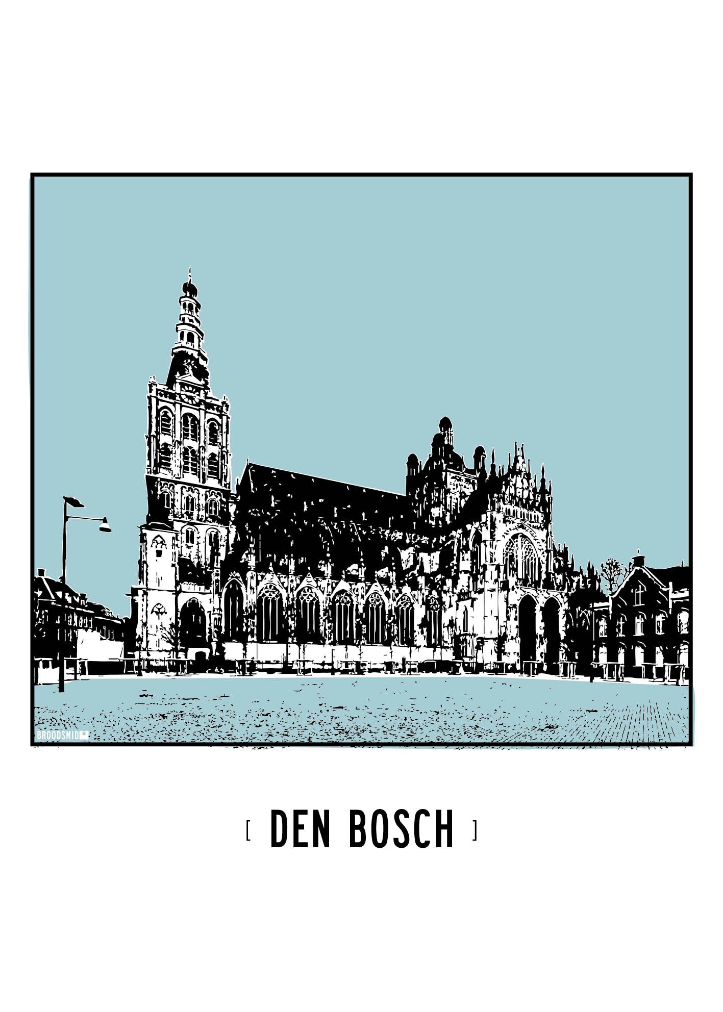 Den Bosch – Sint-Janskathedraal poster