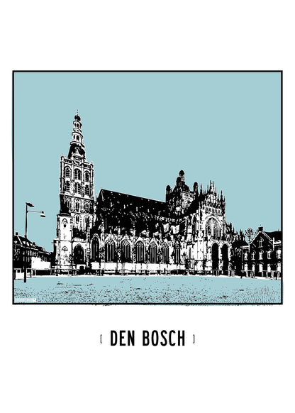 Den Bosch – Sint-Janskathedraal poster