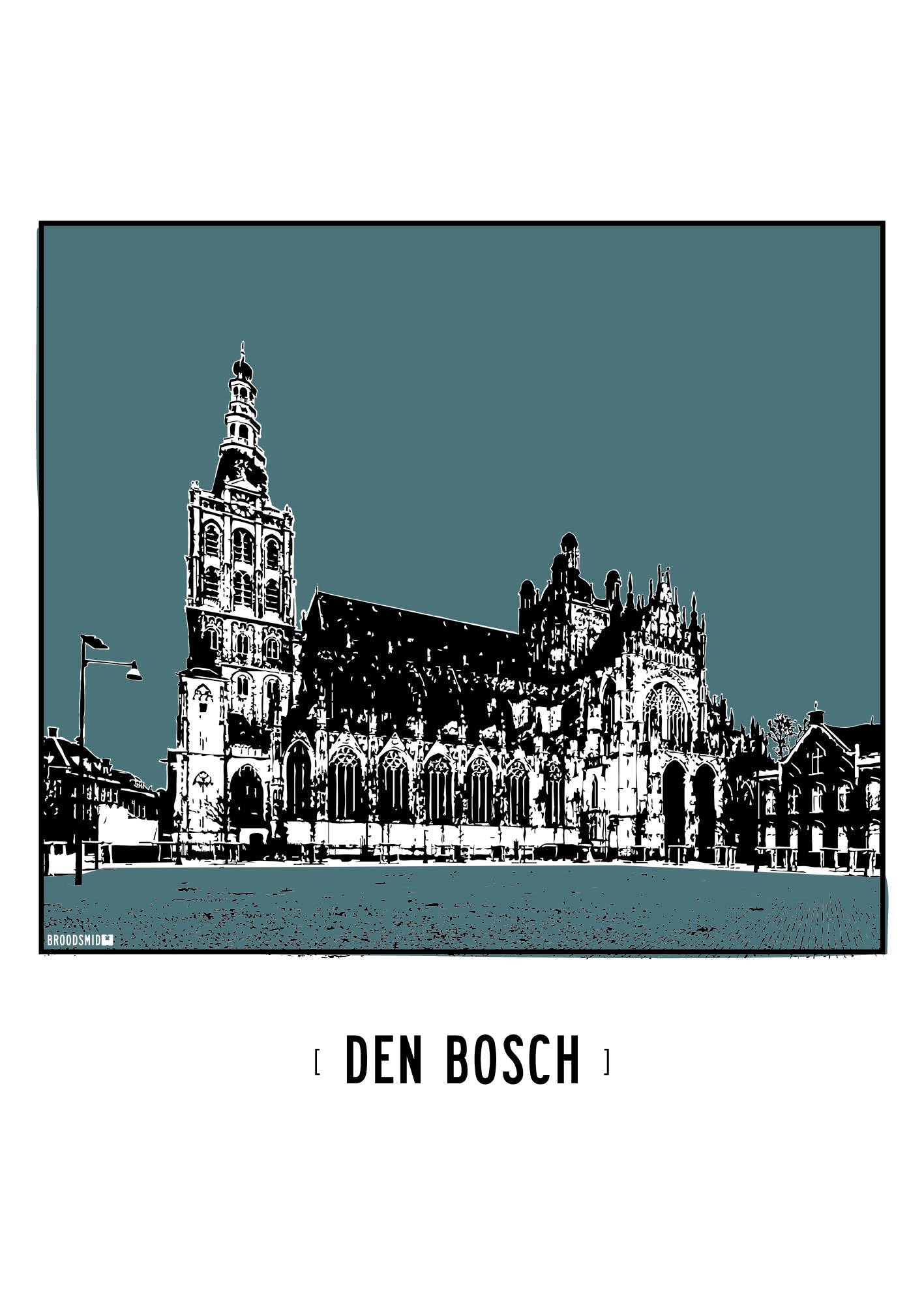 Den Bosch – Sint-Janskathedraal poster