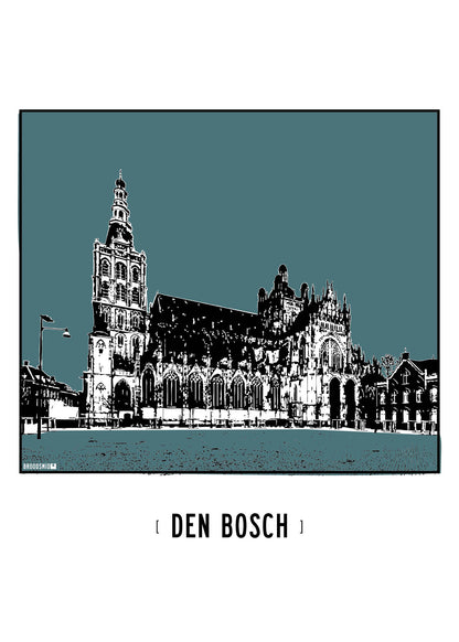 Den Bosch – Sint-Janskathedraal poster