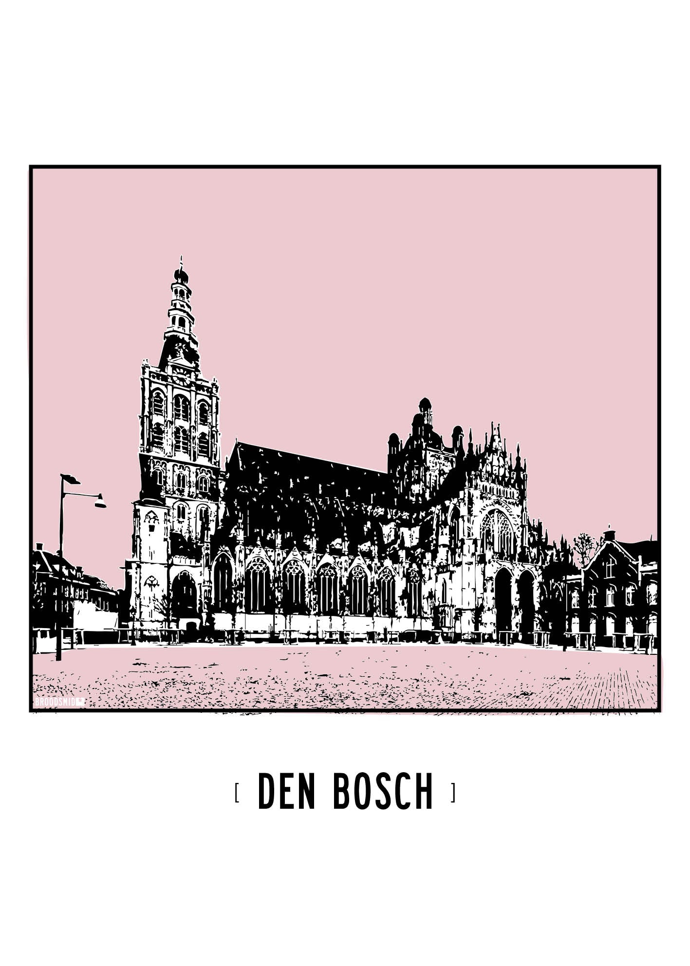 Den Bosch – Sint-Janskathedraal poster