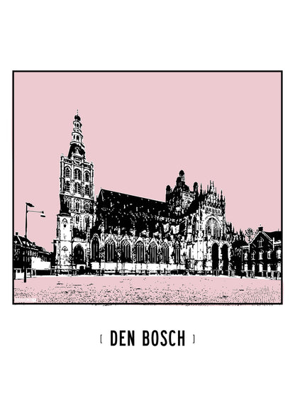 Den Bosch – Sint-Janskathedraal poster