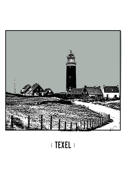 Texel – Vuurtoren poster