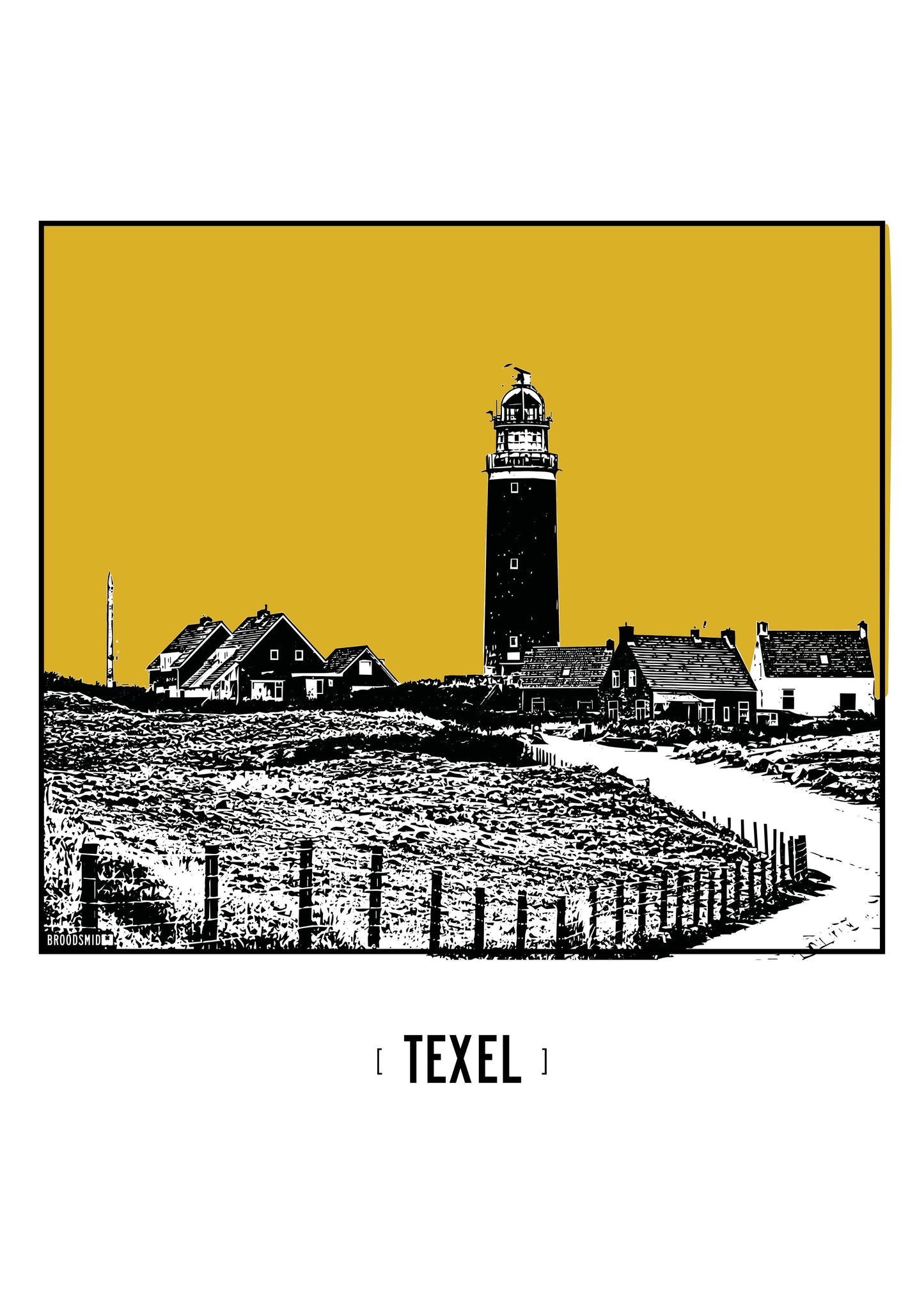 Texel – Vuurtoren poster
