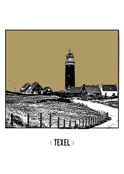 Texel – Vuurtoren poster