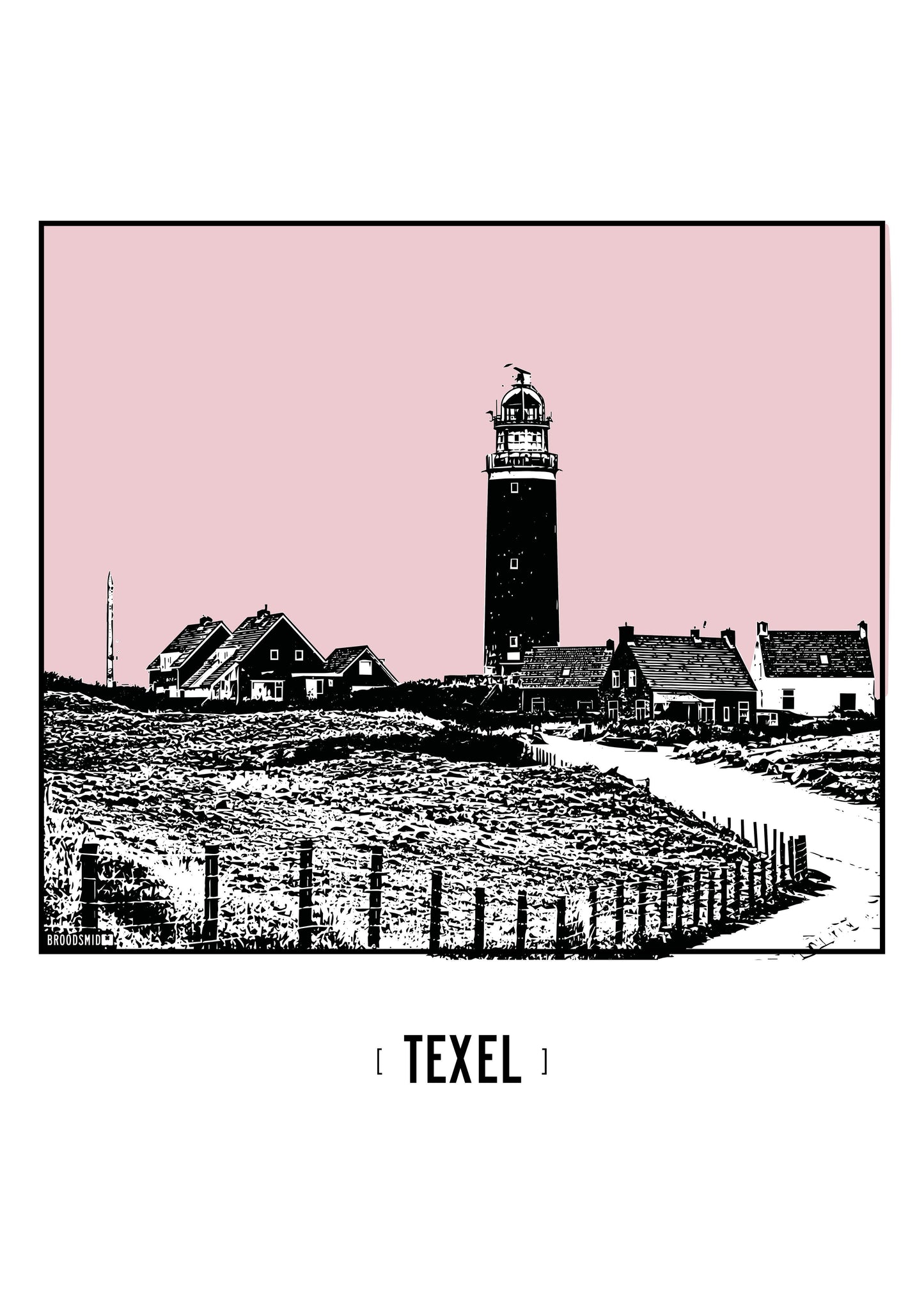 Texel – Vuurtoren poster