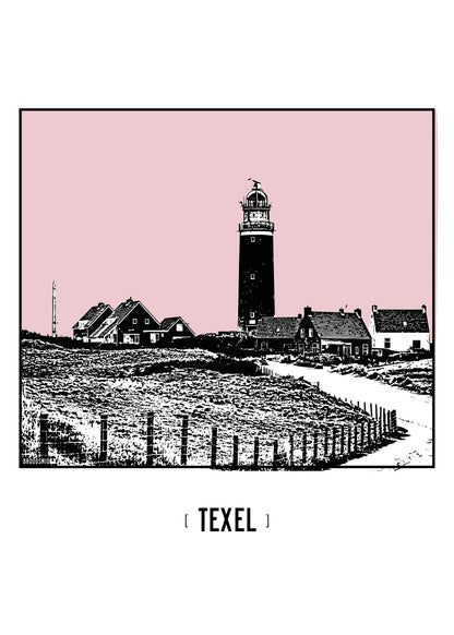 Texel – Vuurtoren poster