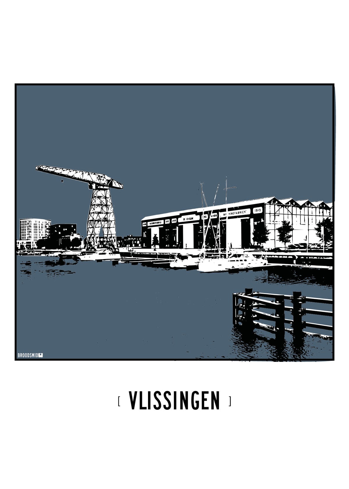 Vlissingen – Scheldekwartier poster