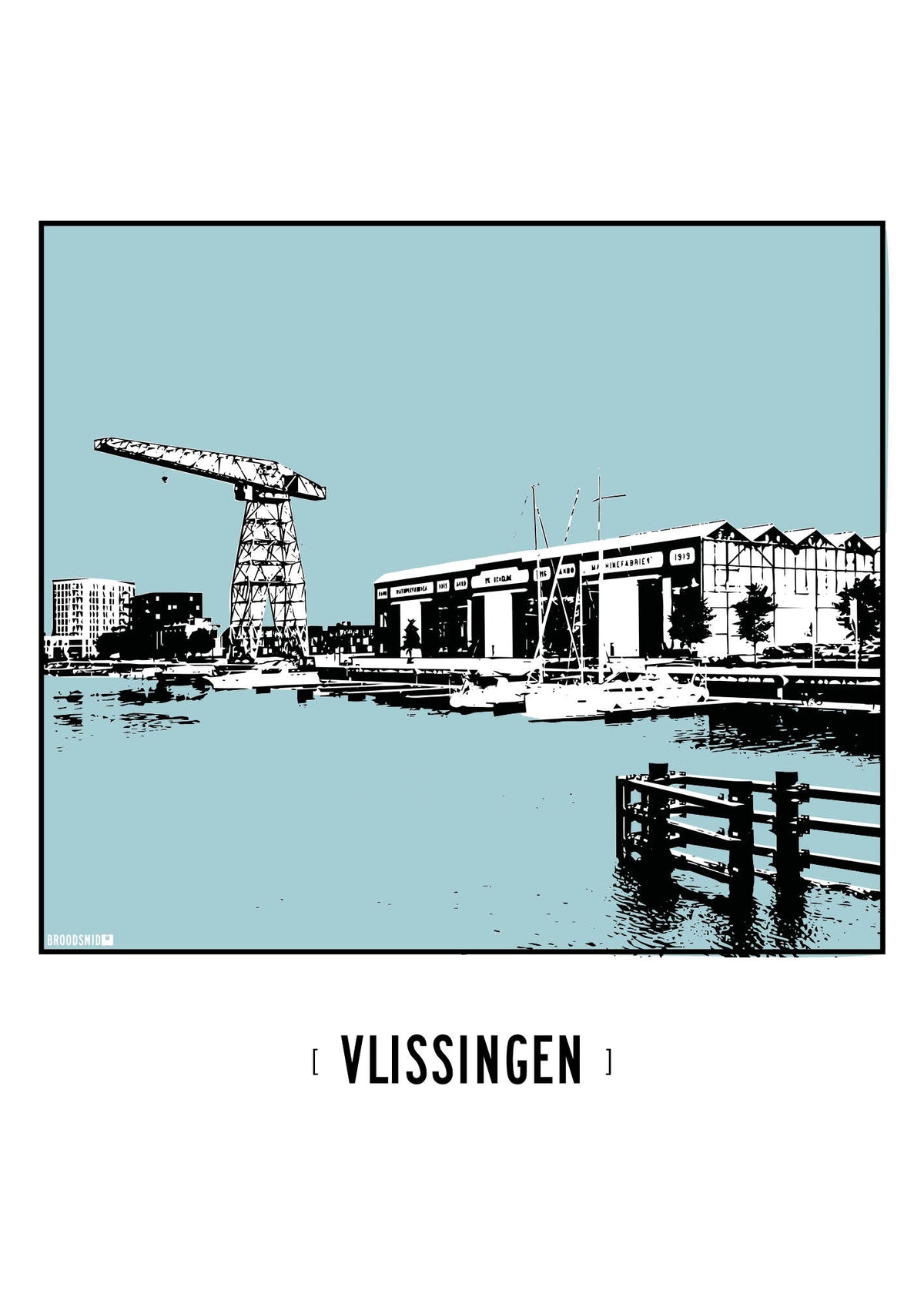 Vlissingen – Scheldekwartier poster