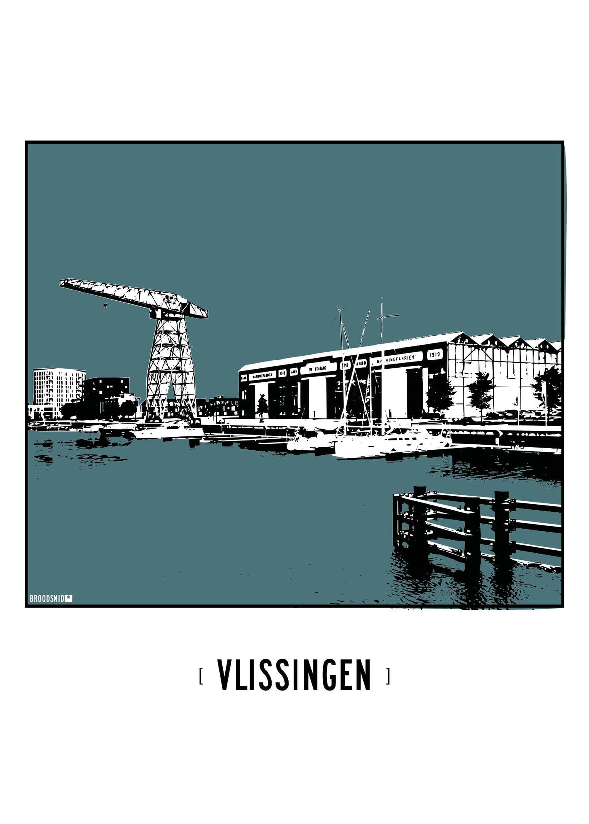 Vlissingen – Scheldekwartier poster