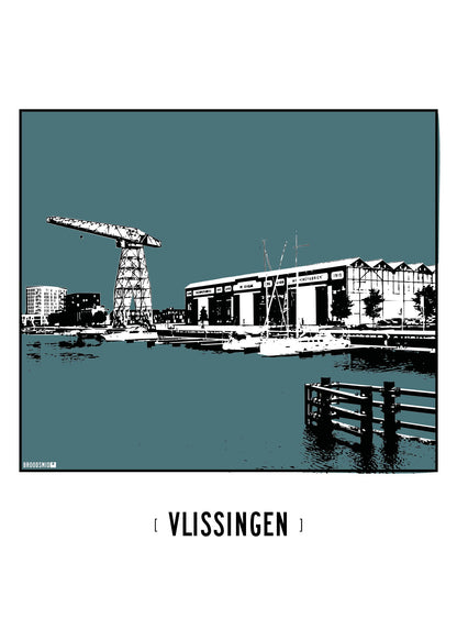 Vlissingen – Scheldekwartier poster