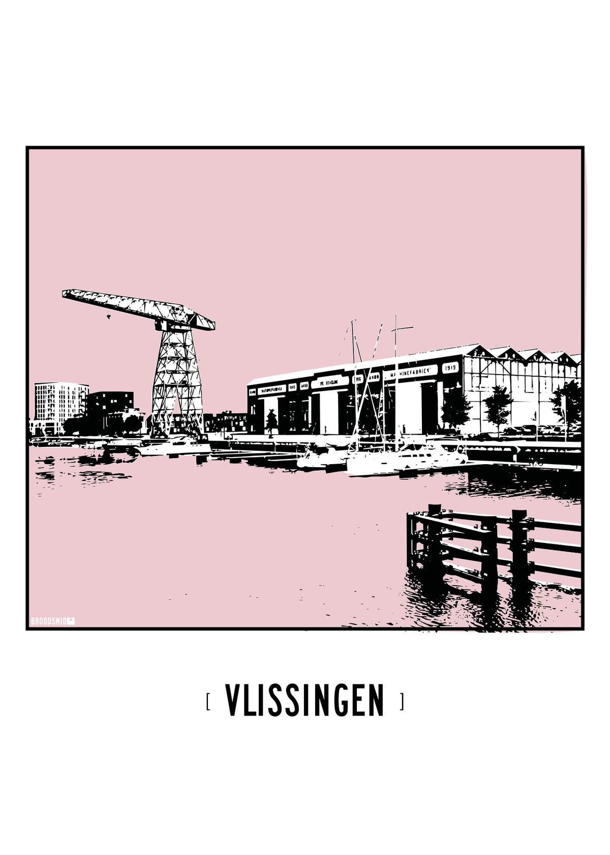 Vlissingen – Scheldekwartier poster