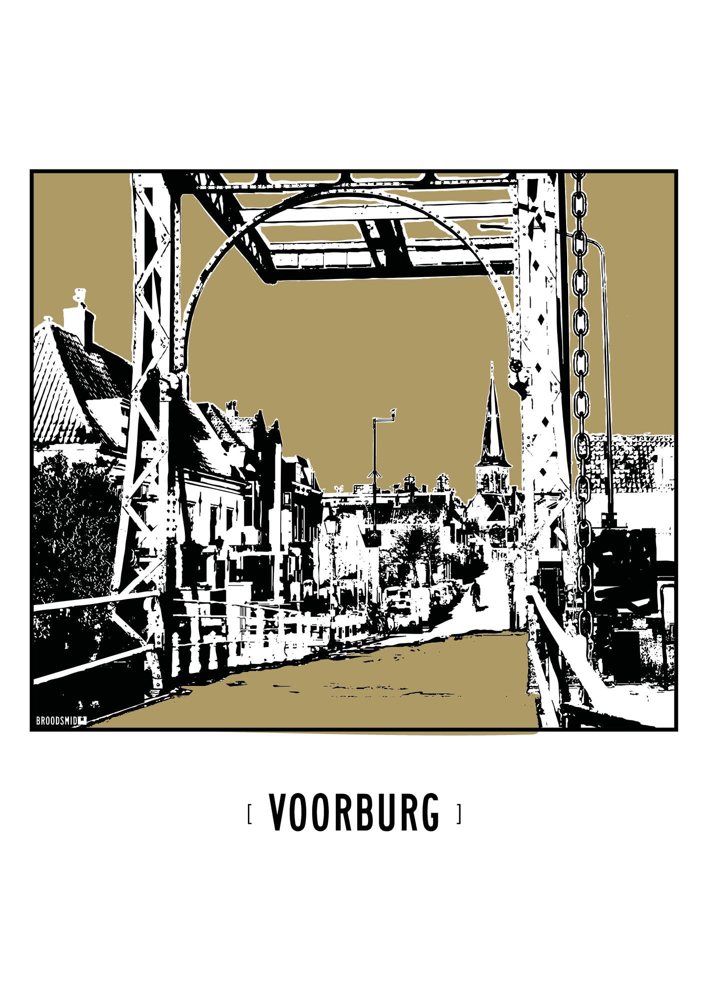 Voorburg – Kerkbrug poster