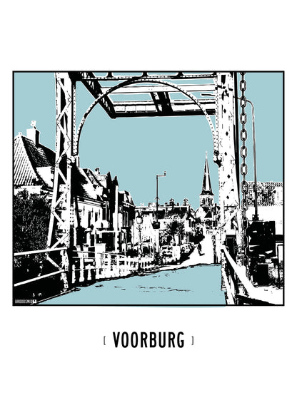 Voorburg – Kerkbrug poster