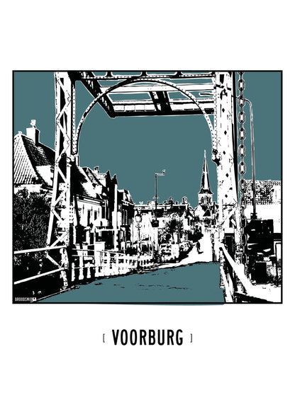 Voorburg – Kerkbrug poster