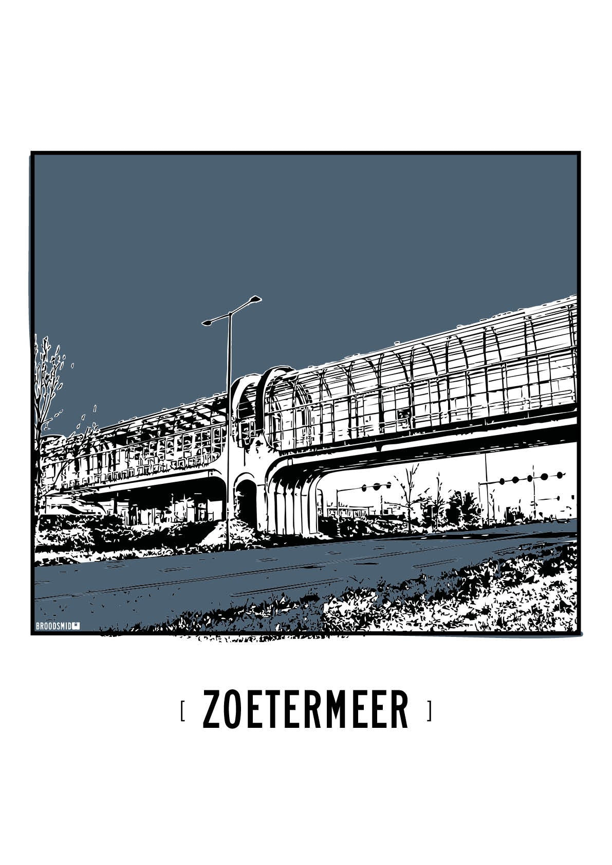 Zoetermeer – Nelson Mandelabrug poster