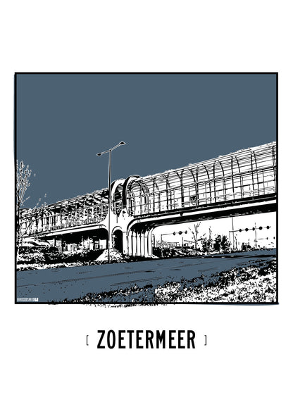 Zoetermeer – Nelson Mandelabrug poster