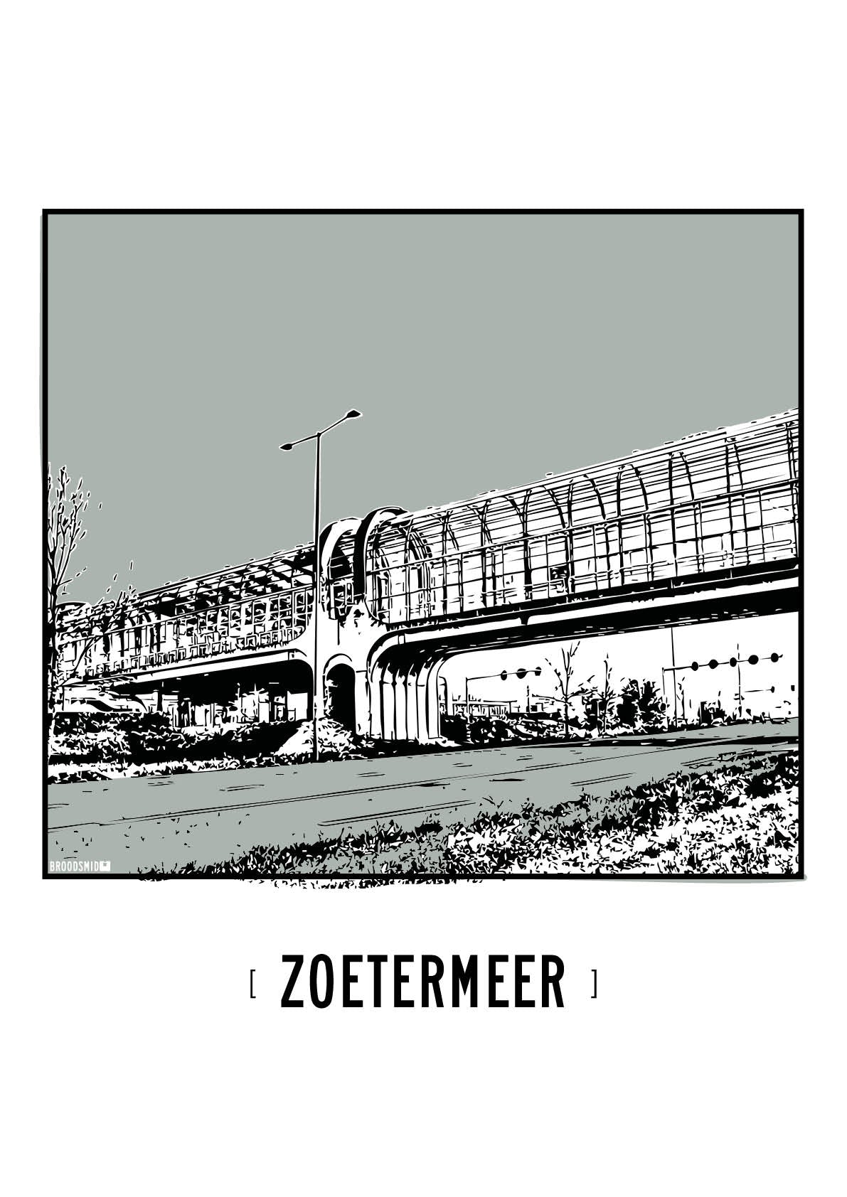 Zoetermeer – Nelson Mandelabrug poster