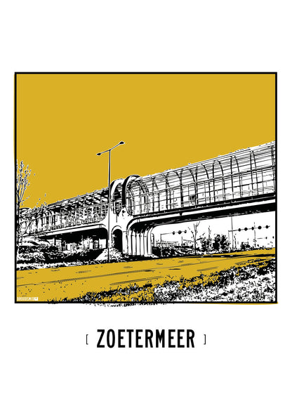 Zoetermeer – Nelson Mandelabrug poster