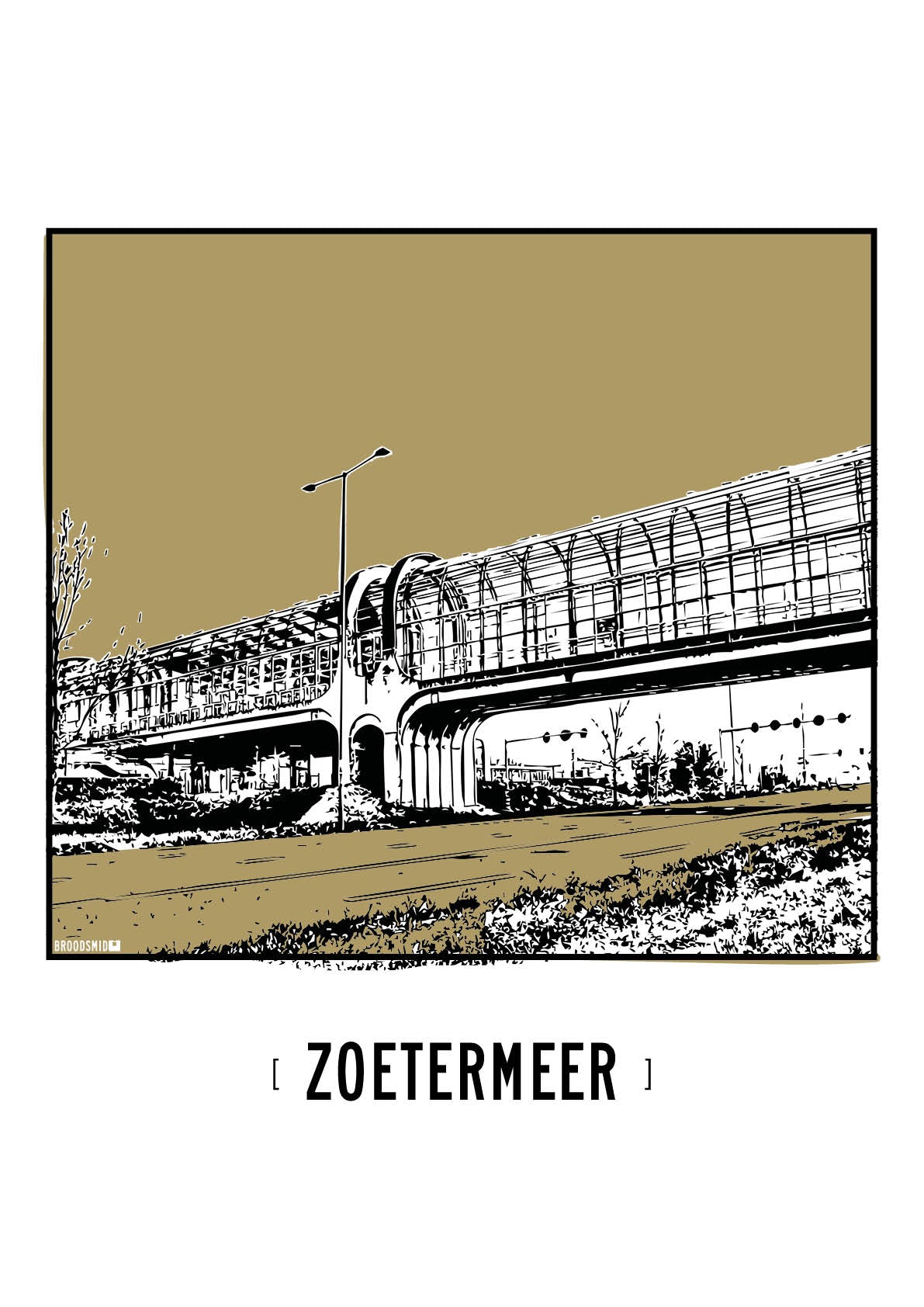 Zoetermeer – Nelson Mandelabrug poster