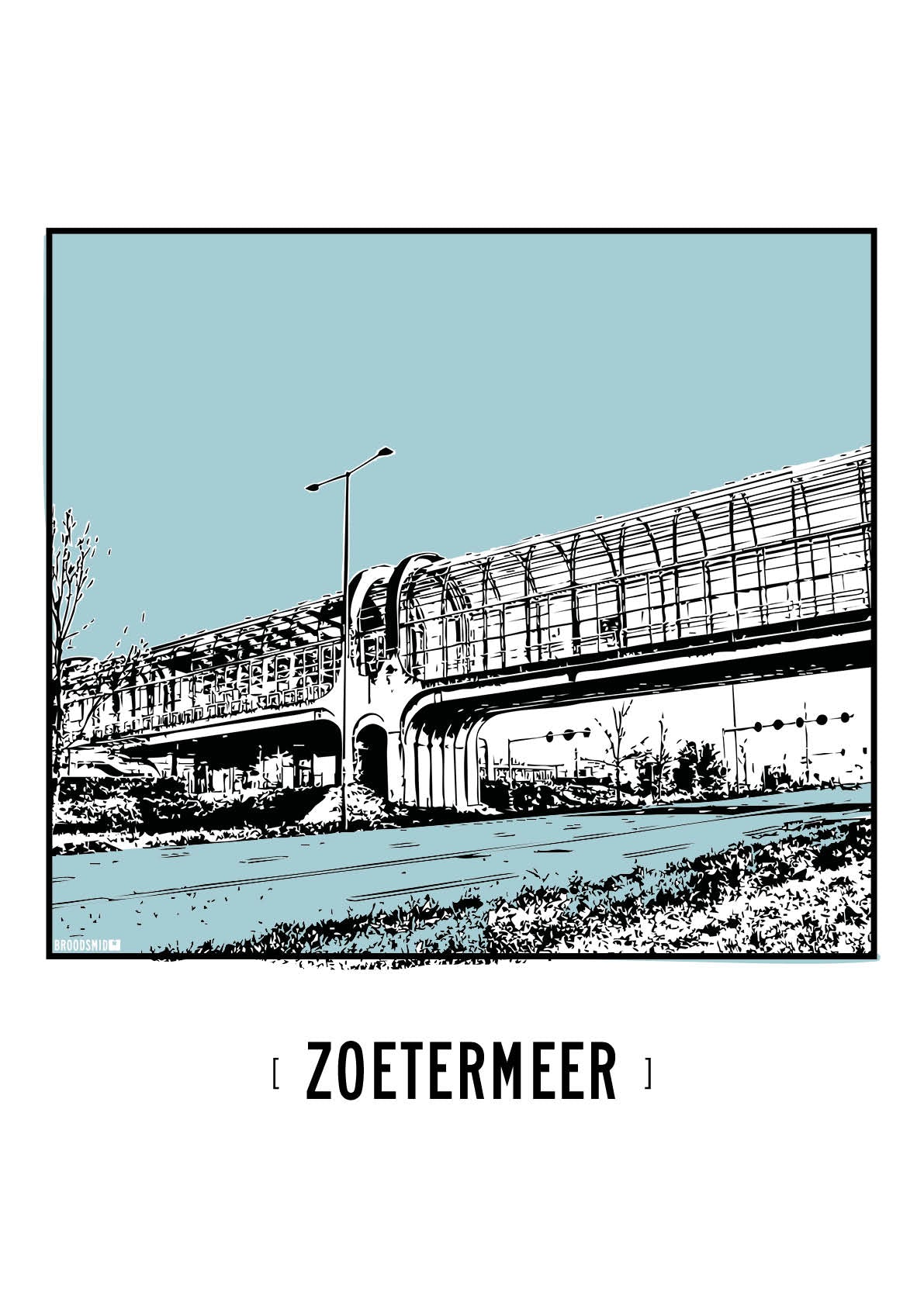 Zoetermeer – Nelson Mandelabrug poster
