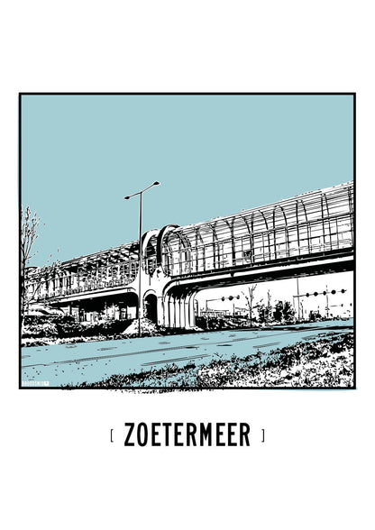 Zoetermeer – Nelson Mandelabrug poster