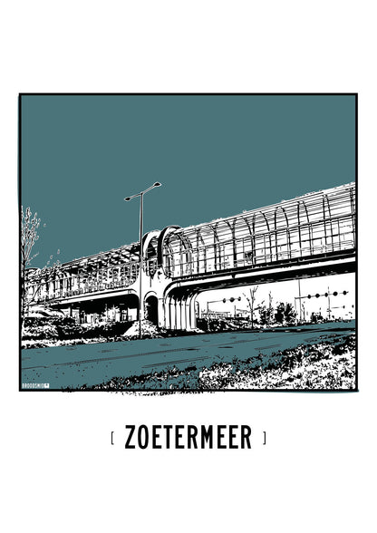 Zoetermeer – Nelson Mandelabrug poster