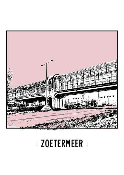Zoetermeer – Nelson Mandelabrug poster