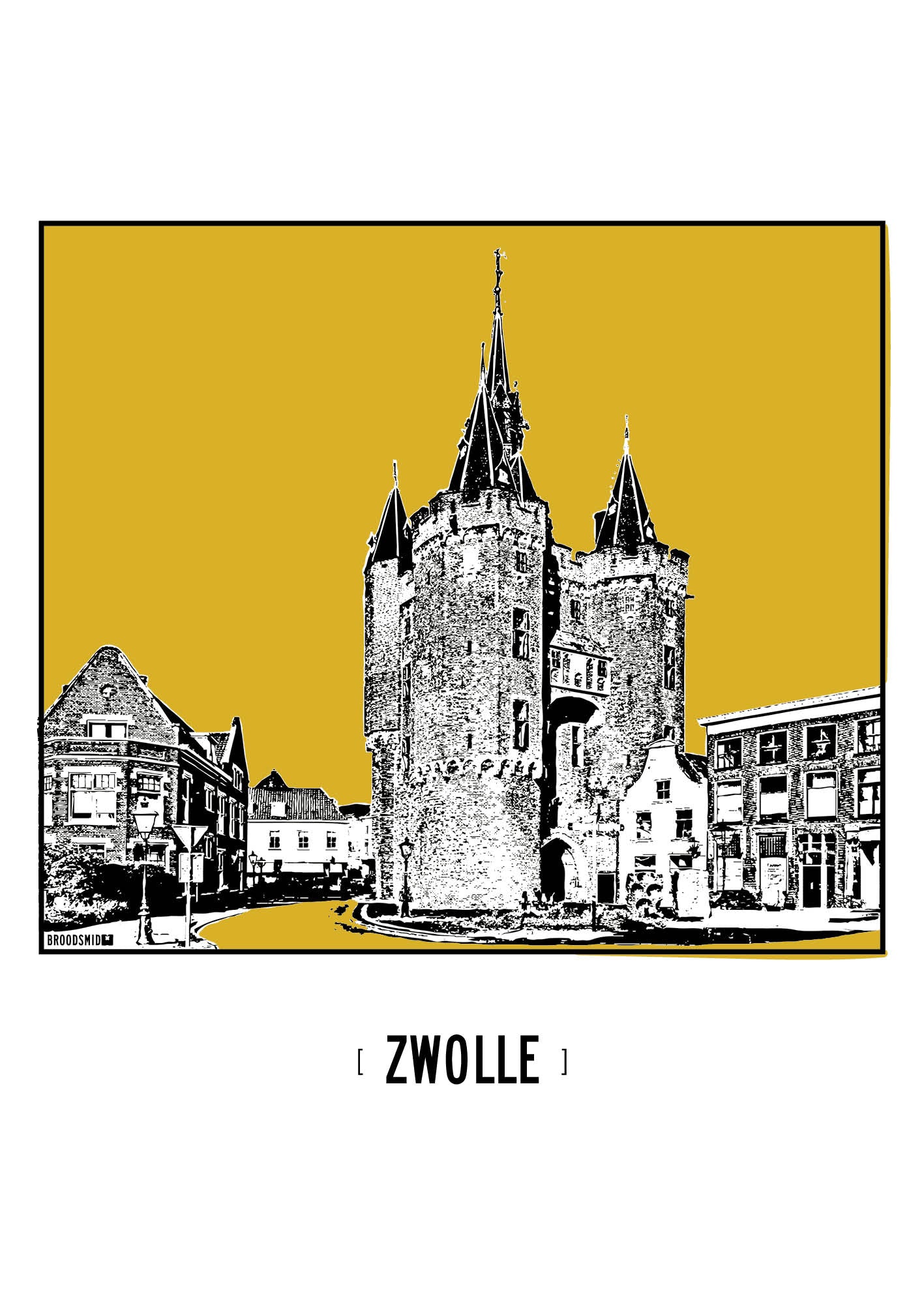 Zwolle – Sassenpoort poster