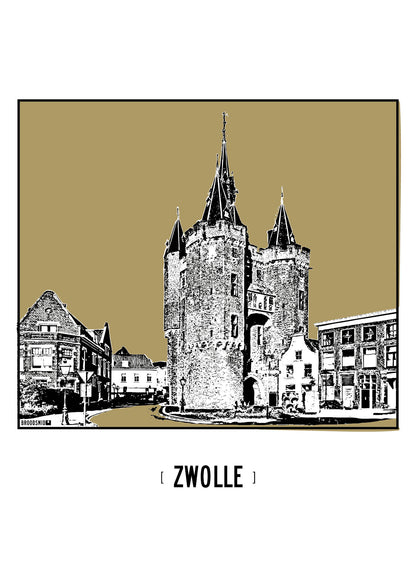 Zwolle – Sassenpoort poster