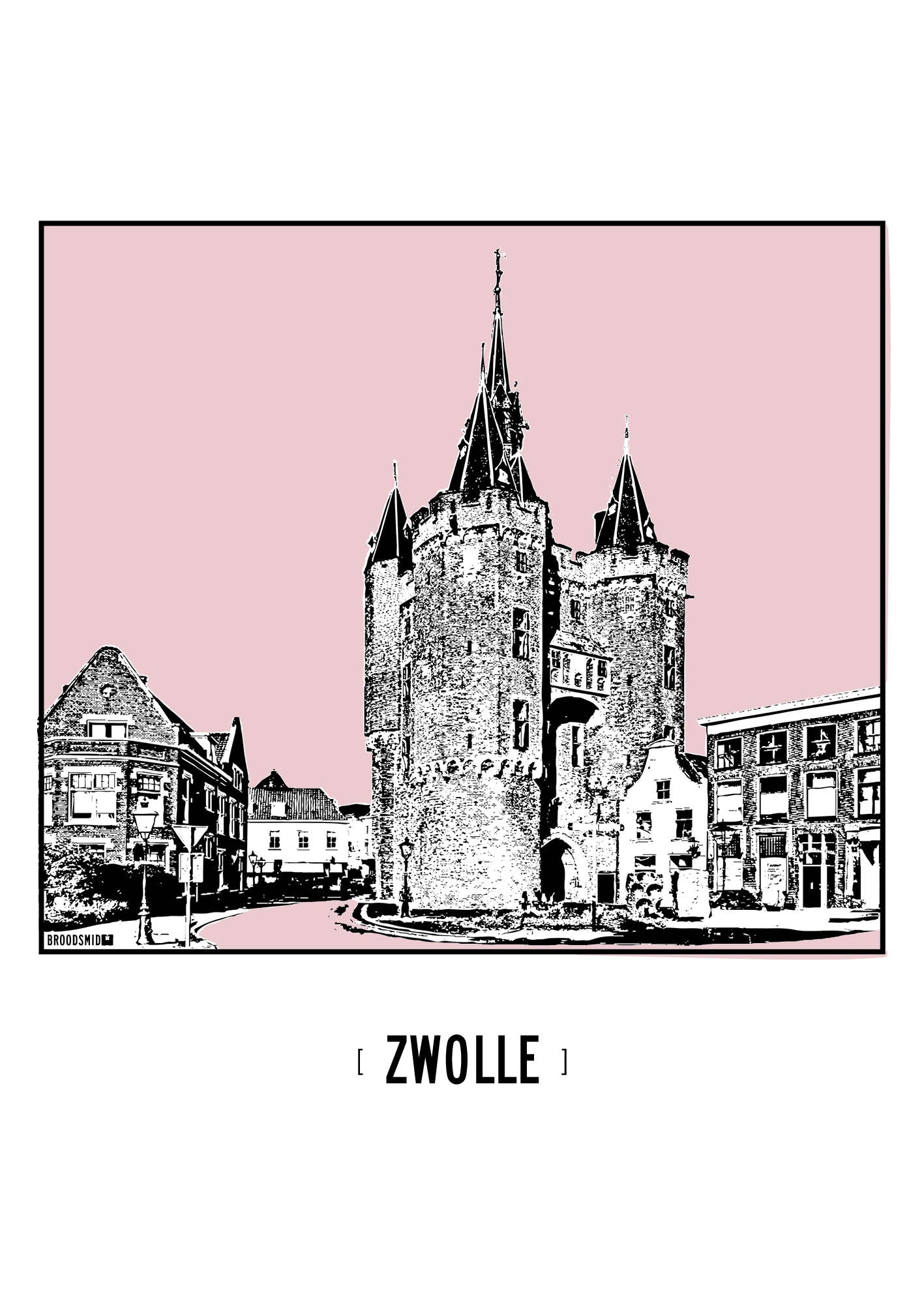 Zwolle – Sassenpoort poster