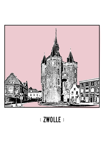 Zwolle – Sassenpoort poster